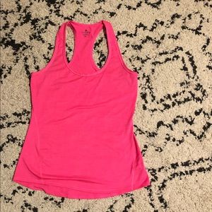Athleta bright pink workout top XS